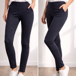 Comfort Stretch Women's Ponte Leggings - Navy